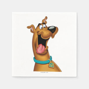 Scooby-Doo regte Gesicht auf Serviette