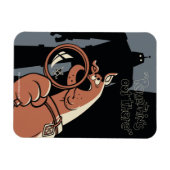 Scooby-Doo "Romethin's Out There" Magnet (Horizontal)