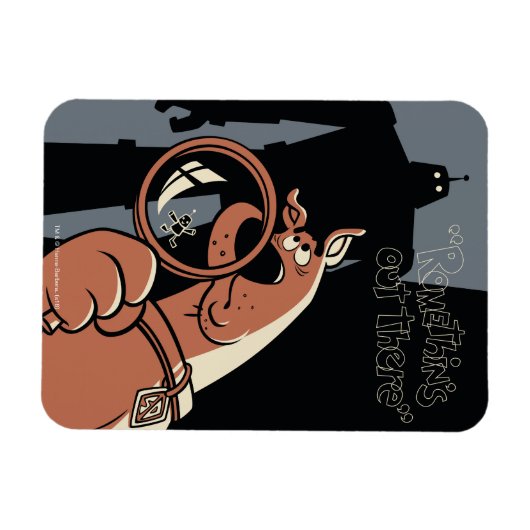 Scooby-Doo "Romethin's Out There" Magnet (Horizontal)