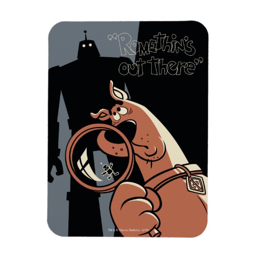 Scooby-Doo "Romethin's Out There" Magnet (Vertikal)