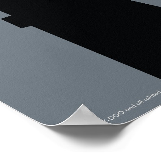 Scooby-Doo "Romethin's Out There" Poster (Ecke)