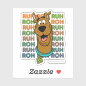 Scooby-Doo Ruh Roh Aufkleber (Blatt)