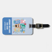 Scooby-Doo | Ruh Roh Baby Scooby-Doo Gepäckanhänger (Vorderseite horizontal)