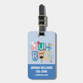 Scooby-Doo | Ruh Roh Baby Scooby-Doo Gepäckanhänger (Vorderseite vertikal)