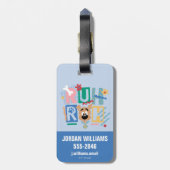 Scooby-Doo | Ruh Roh Baby Scooby-Doo Gepäckanhänger (Rückseite vertikal)