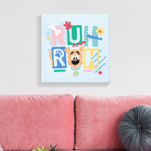 Scooby-Doo | Ruh Roh Baby Scooby-Doo Leinwanddruck (Insitu (Wohnzimmer))