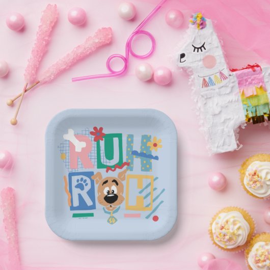 Scooby-Doo | Ruh Roh Baby Scooby-Doo Pappteller (Party)