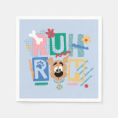 Scooby-Doo | Ruh Roh Baby Scooby-Doo Serviette (Vorderseite)