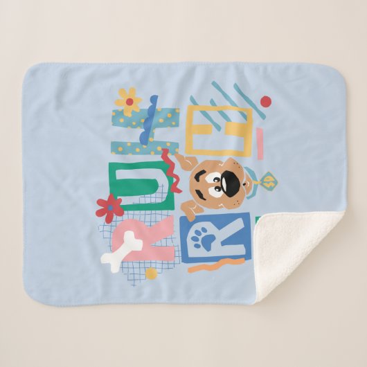 Scooby-Doo | Ruh Roh Baby Scooby-Doo Sherpadecke (Vorderseite (Horizontal))