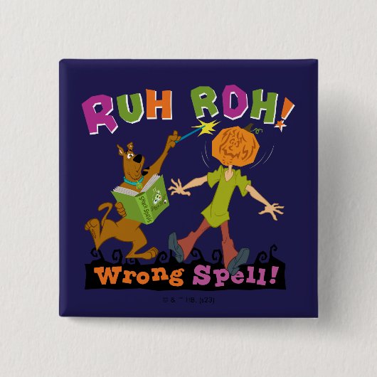 Scooby-Doo | Ruh Roh! Falscher Zauber! Button (Vorderseite)