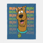 Scooby-Doo Ruh Roh Fleecedecke (Vorderseite)
