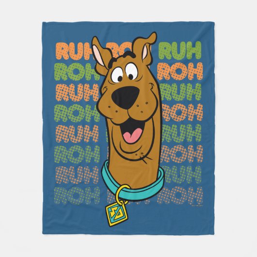 Scooby-Doo Ruh Roh Fleecedecke (Vorderseite)