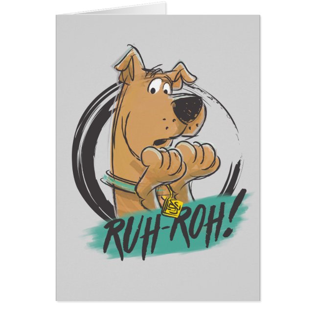 Scooby-Doo "Ruh Roh!" Marker Sketch (Vorne)