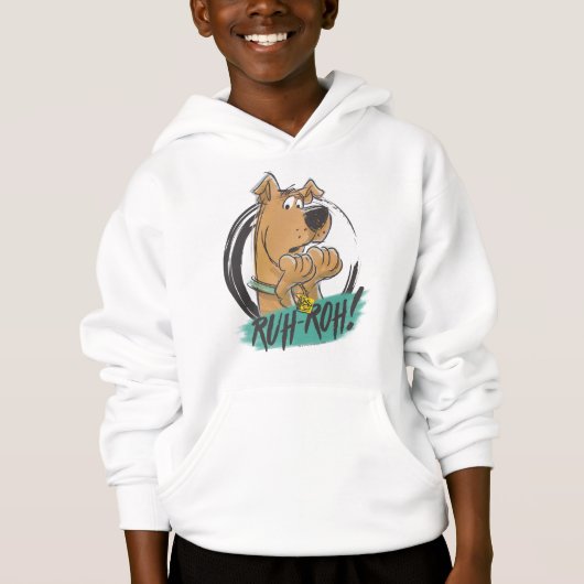 Scooby-Doo "Ruh Roh!" Marker Sketch Hoodie (Vorderseite)
