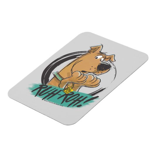 Scooby-Doo "Ruh Roh!" Marker Sketch Magnet (Linke Seite)