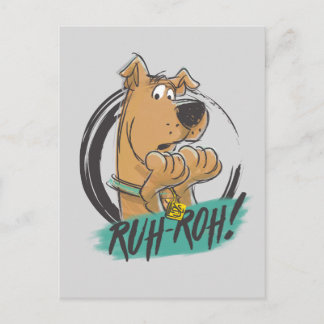 Scooby-Doo "Ruh Roh!" Marker Sketch Postkarte