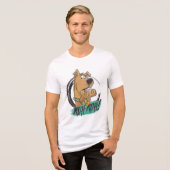 Scooby-Doo "Ruh Roh!" Marker Sketch Tri-Blend Shirt (Vorderseite voll)