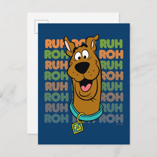 Scooby-Doo Ruh Roh Postkarte (Vorne/Hinten)