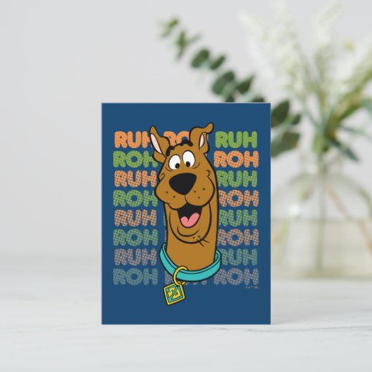 Scooby-Doo Ruh Roh Postkarte (Stehend Vorderseite)
