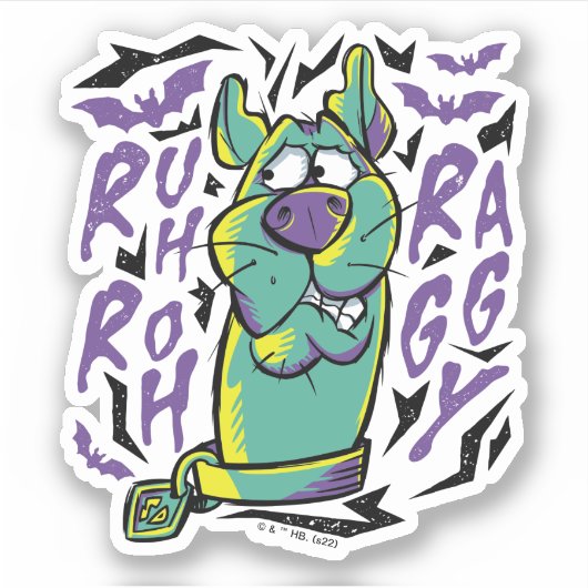 Scooby-Doo | Ruh Roh Raggy Aufkleber (Vorderseite)