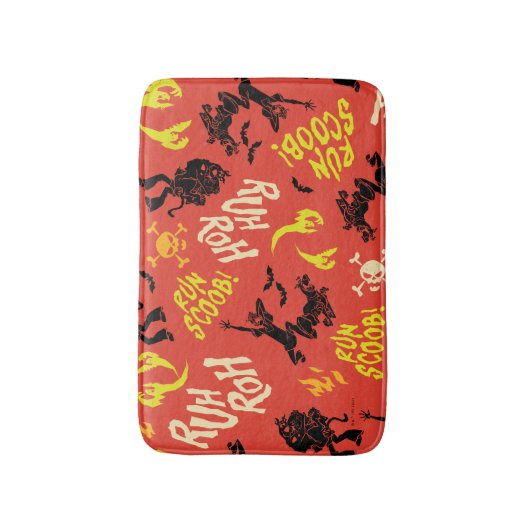 Scooby-Doo | Ruh Roh Run Scoob! Muster Badematte (Vorderseite Vertikal)