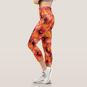 Scooby-Doo   Ruh Roh Run Scoob! Muster Capri Leggings
