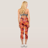 Scooby-Doo | Ruh Roh Run Scoob! Muster Capri Leggings (Rückseite)