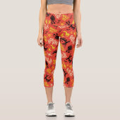 Scooby-Doo | Ruh Roh Run Scoob! Muster Capri Leggings (Vorderseite)