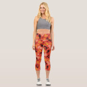 Scooby-Doo | Ruh Roh Run Scoob! Muster Capri Leggings (Vorderseite)