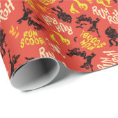 Scooby-Doo | Ruh Roh Run Scoob! Muster Geschenkpapier (Rolleneckpunkt)