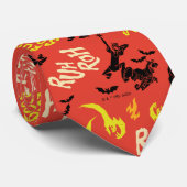 Scooby-Doo | Ruh Roh Run Scoob! Muster Krawatte (Gerollt)