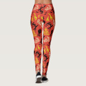 Scooby-Doo | Ruh Roh Run Scoob! Muster Leggings (Rückseite)
