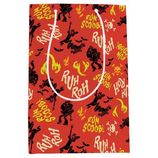 Scooby-Doo | Ruh Roh Run Scoob! Muster Mittlere Geschenktüte (Vorderseite)