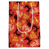 Scooby-Doo | Ruh Roh Run Scoob! Muster Mittlere Geschenktüte (Rückseite)