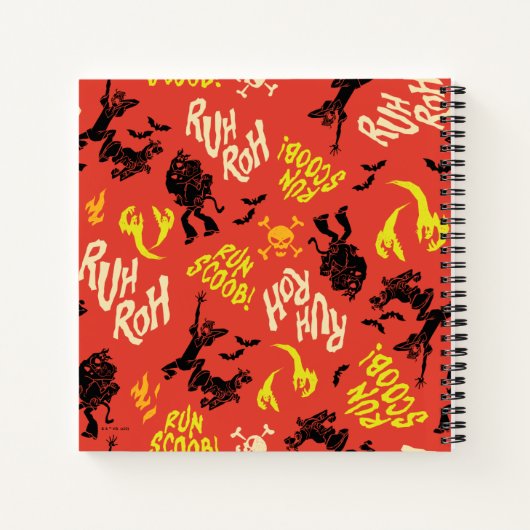 Scooby-Doo | Ruh Roh Run Scoob! Muster Notizblock (Rückseite)