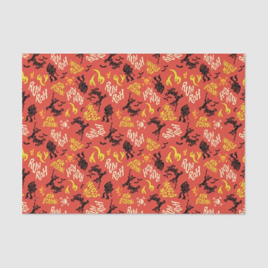 Scooby-Doo | Ruh Roh Run Scoob! Muster Seidenpapier (Vorderseite)