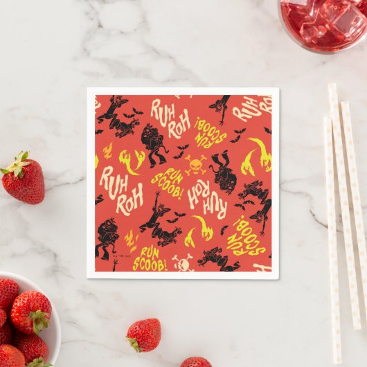 Scooby-Doo | Ruh Roh Run Scoob! Muster Serviette (Beispiel)