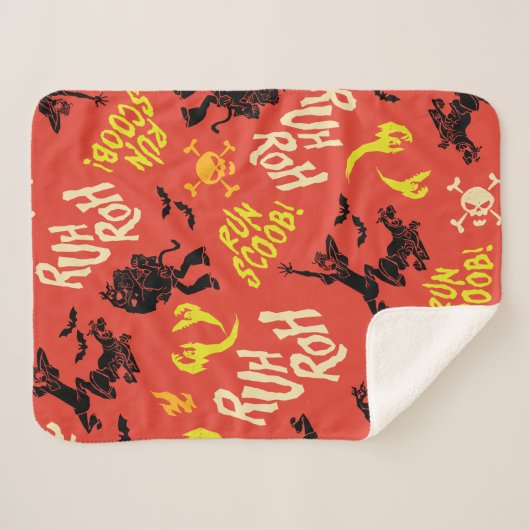 Scooby-Doo | Ruh Roh Run Scoob! Muster Sherpadecke (Vorderseite (Horizontal))