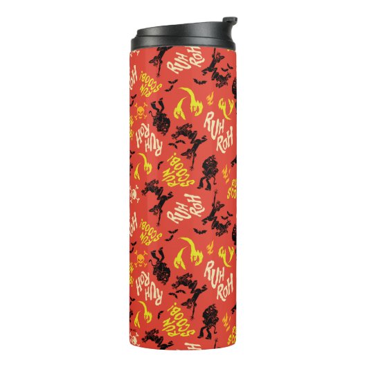 Scooby-Doo | Ruh Roh Run Scoob! Muster Thermosbecher (Nach links gedreht)