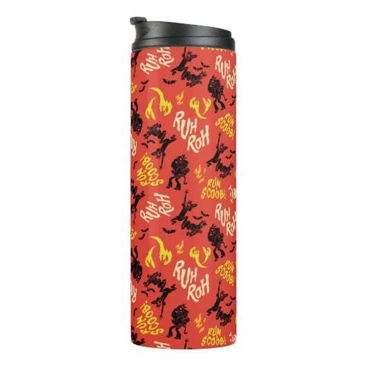 Scooby-Doo | Ruh Roh Run Scoob! Muster Thermosbecher (Nach rechts gedreht)