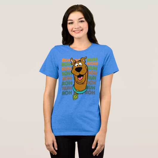 Scooby-Doo Ruh Roh Tri-Blend Shirt (Vorderseite voll)