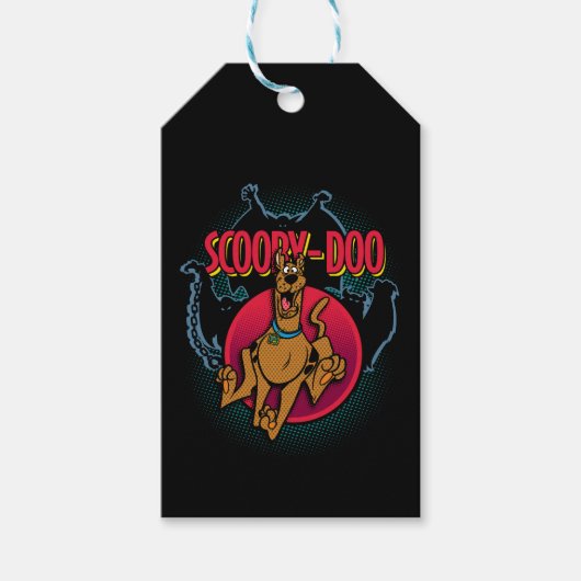 Scooby-Doo Running From Ghosts Graphic Geschenkanhänger (Vorderseite)