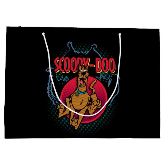 Scooby-Doo Running From Ghosts Graphic Große Geschenktüte (Rückseite)
