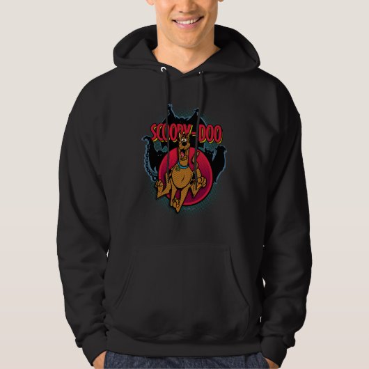 Scooby-Doo Running From Ghosts Graphic Hoodie (Vorderseite)