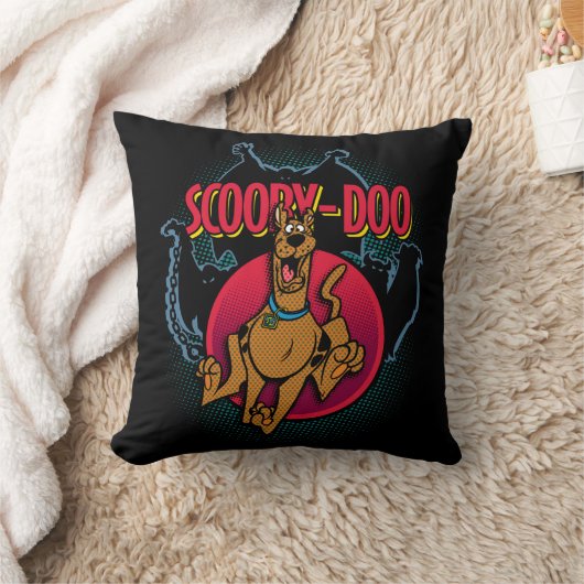 Scooby-Doo Running From Ghosts Graphic Kissen (Decke)