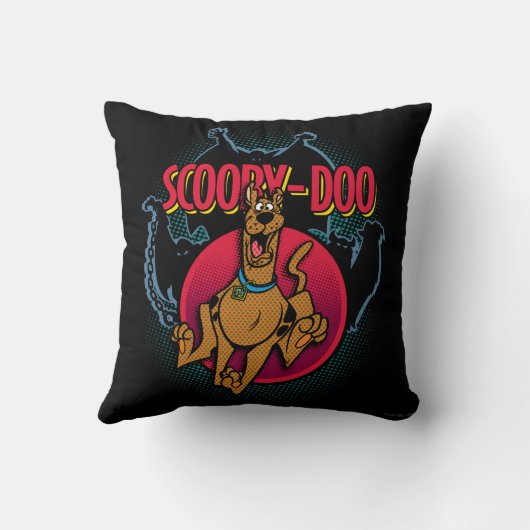 Scooby-Doo Running From Ghosts Graphic Kissen (Rückseite)