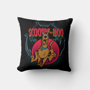 Scooby-Doo Running From Ghosts Graphic Kissen
