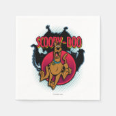 Scooby-Doo Running From Ghosts Graphic Serviette (Vorderseite)
