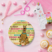 Scooby-Doo Running "Where Are You?" Pappteller (Party)