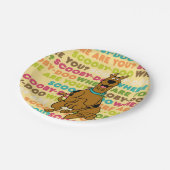 Scooby-Doo Running "Where Are You?" Pappteller (Schrägansicht)